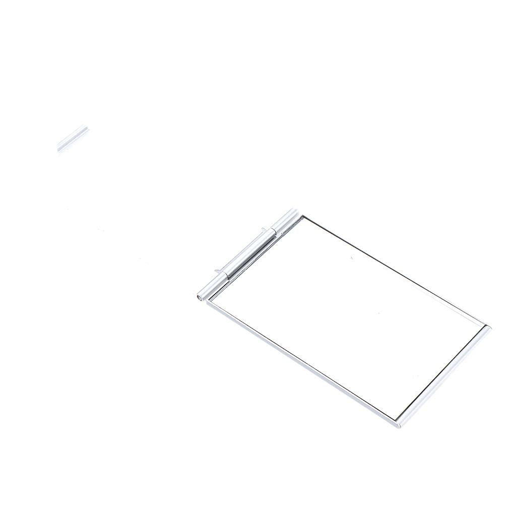 VMS INDIA Fashion Pocket Square Vanity Mirror - Portable Cute Makeup Mirror with 5X Magnification for Travel, Home & Handbag | Perfect for On-the-Go Touch Ups & Compact Makeup Application