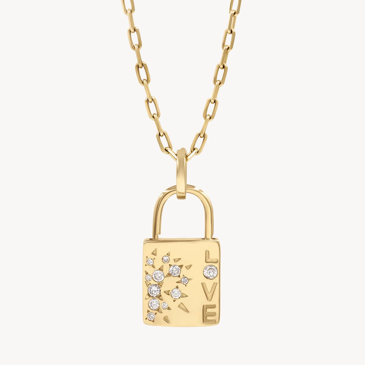 Romantic Love Lock Pendant Necklace - Heart-Shaped Couple Gift for Anniversary, Valentine's Day & Wedding - Perfect for Date Nights & Special Occasions