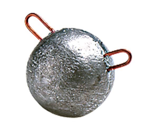 Heavy Duty Downrigger Ball Weight for Fishing - Saltwater & Freshwater Trolling Sinker for Boats & Kayaks