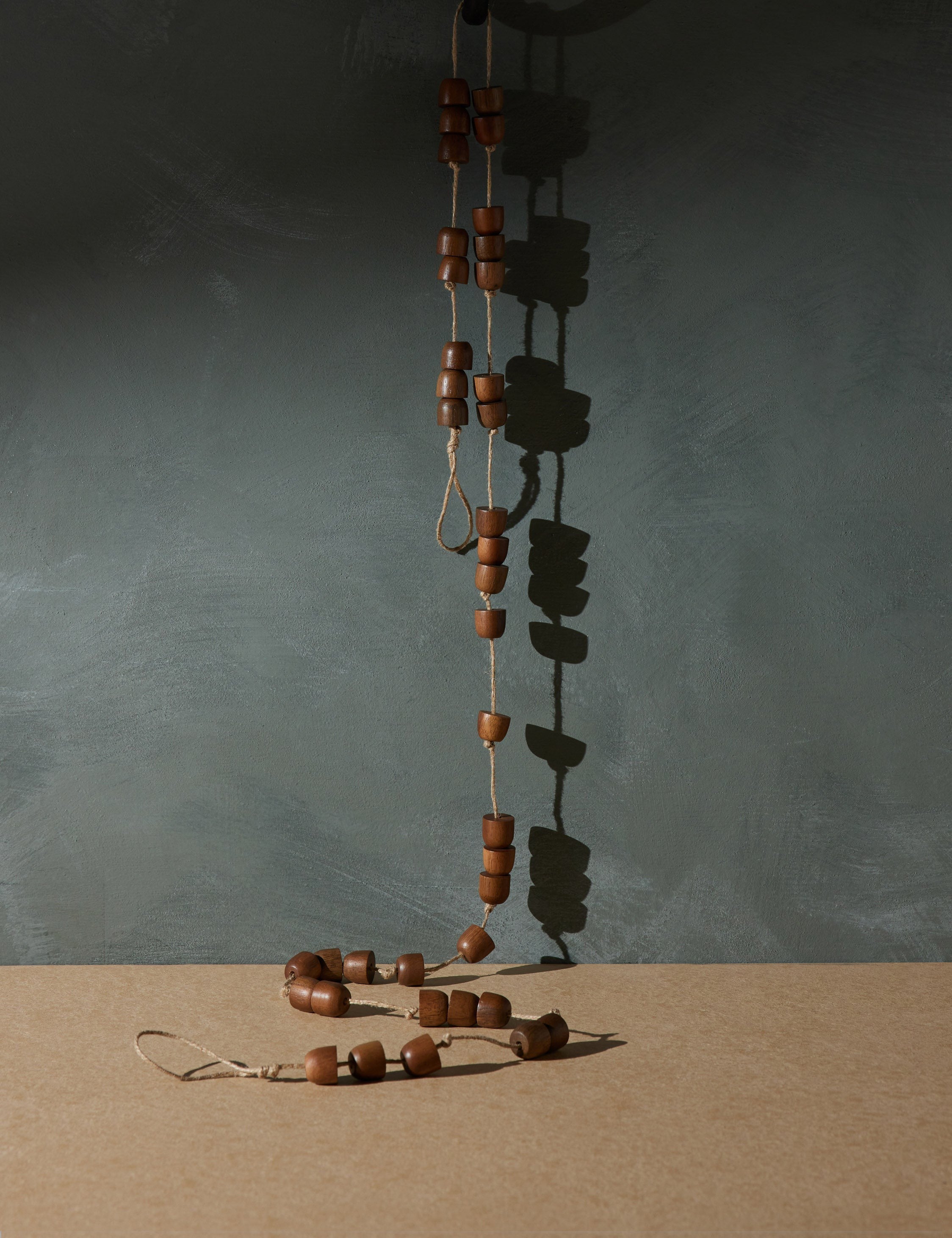 Beautiful Danna Wood Garland for Home Decor - Perfect for Christmas, Weddings, and Wall Decorations