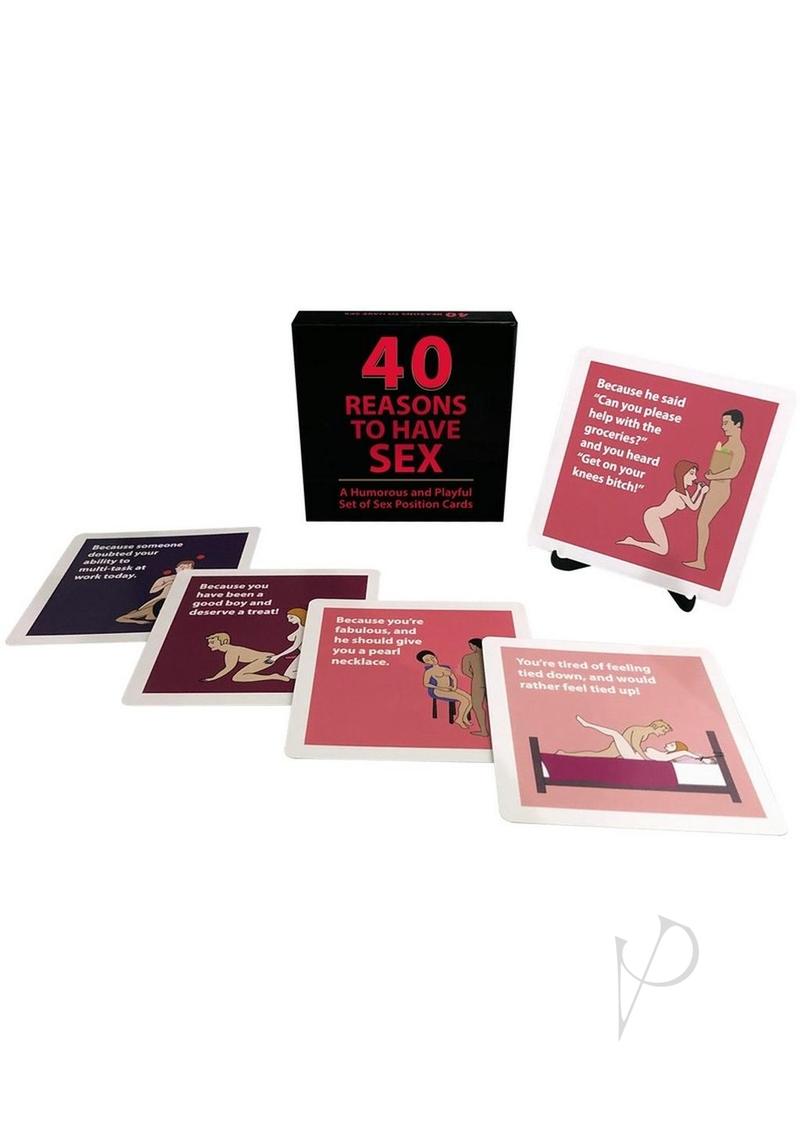 40 Reasons to Have Sex - Fun Couples Card Game for Date Nights & Romantic Evenings | Enhance Intimacy & Spice Up Your Relationship