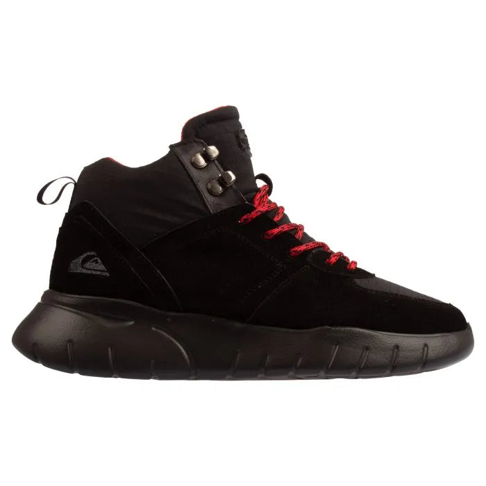 Quiksilver Fujia Boot - Men's Waterproof Snow Boots for Winter Hiking & Outdoor Adventures (Black/Red)