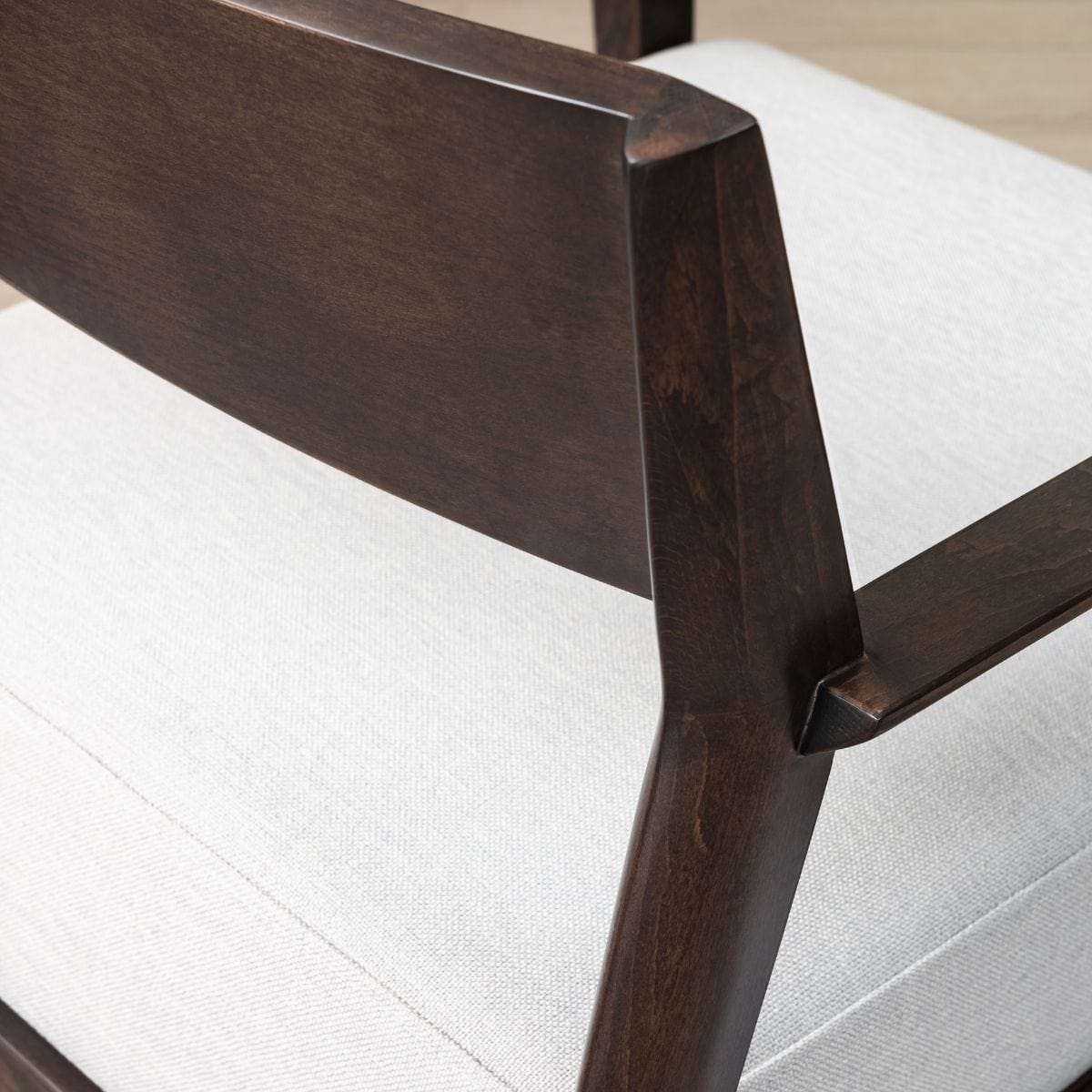 Avila Beechwood Armchair - Modern Wooden Dining Chair for Home & Office - Perfect for Dining Rooms, Kitchens, and Workspaces