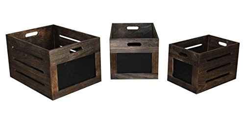 Premium Set of 3 Solid Wood Storage Boxes - Pack of 2 - Perfect for Home Organization, Jewelry Storage & Gift Packaging