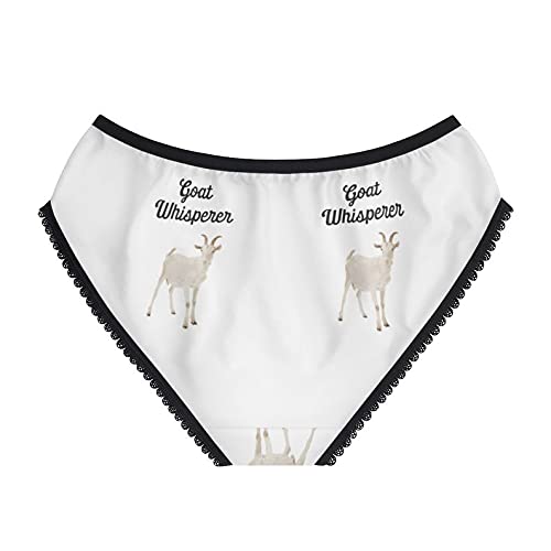 Goat Whisperer Women's Cotton Briefs - Funny Underwear for Women | Comfortable & Breathable Panties for Everyday Wear, Gifts, and Themed Parties