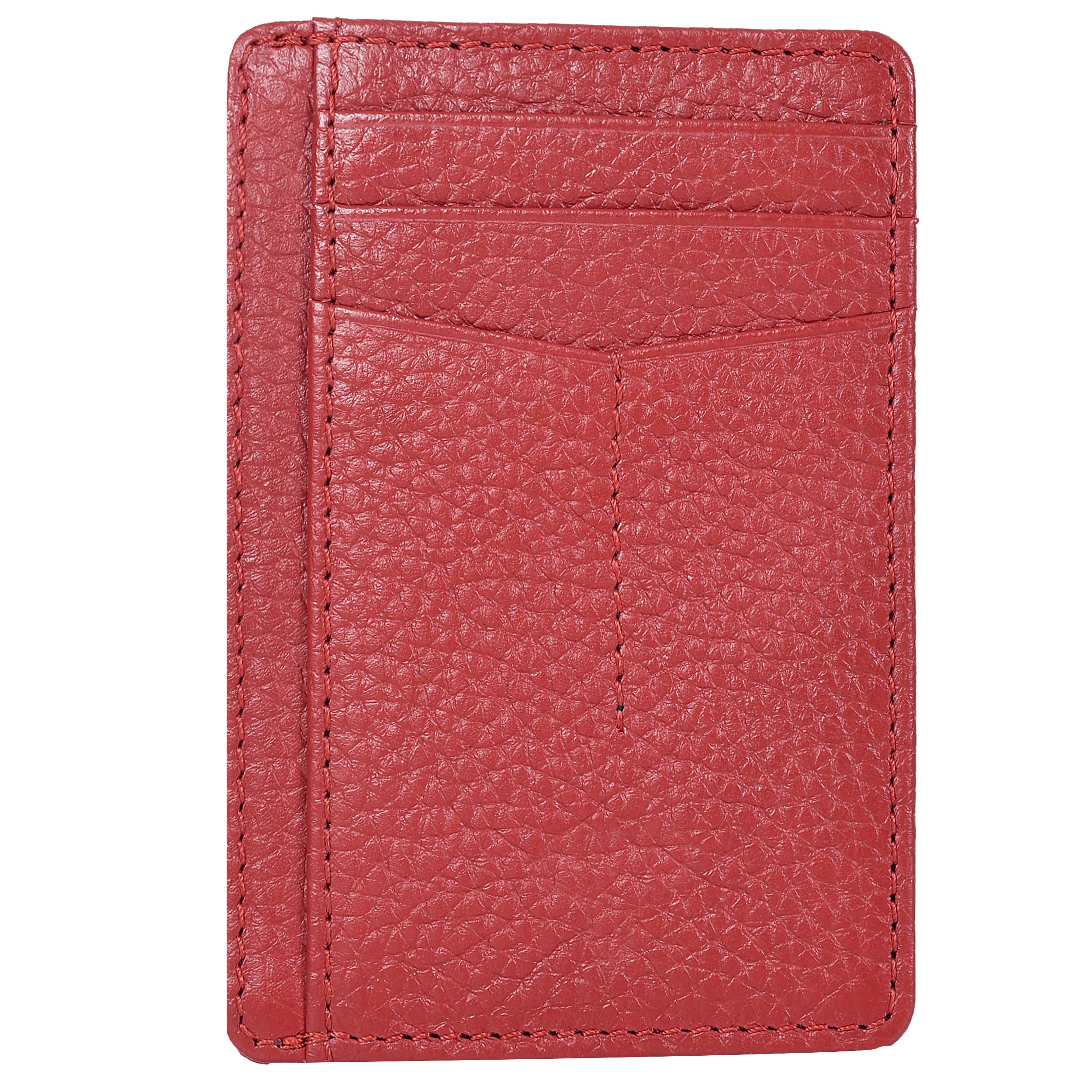 Clifton Heritage RFID Front Pocket Slim Wallet - Genuine Leather Handmade Minimalist Credit Card Holder for Men | Secure Travel & Everyday Carry