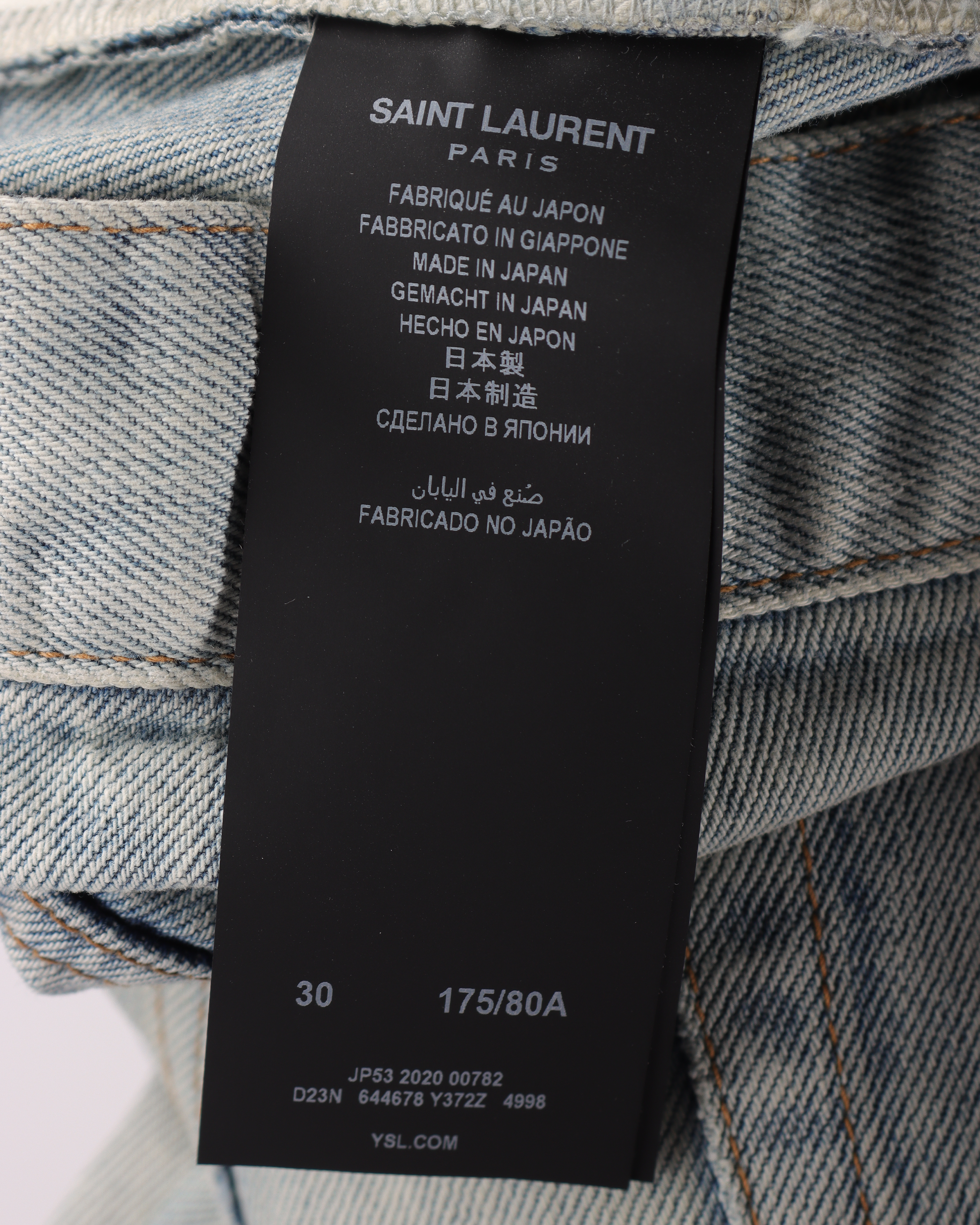Saint Laurent Carrot Jeans for Women - High Waist Slim Fit Stretch Denim Pants (Perfect for Casual Wear, Night Out & Office Style)