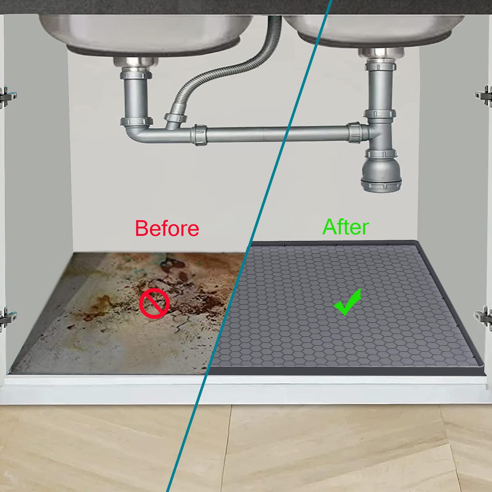Premium Silicone Under Sink Mat 25