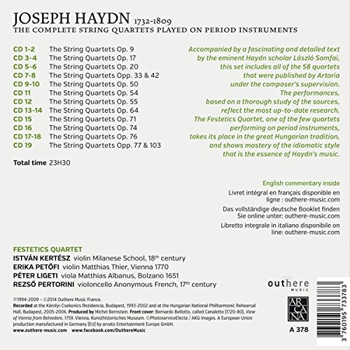 Complete String Quartets Played on Period Instruments | Authentic Baroque & Classical Music for Home, Study & Relaxation