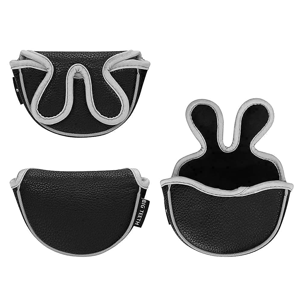 Big Teeth Golf Putter Headcover - Magnetic Closure Center Shaft Putter Cover for Mini Golf Clubs | Golf Club Protector for Practice & Course Play