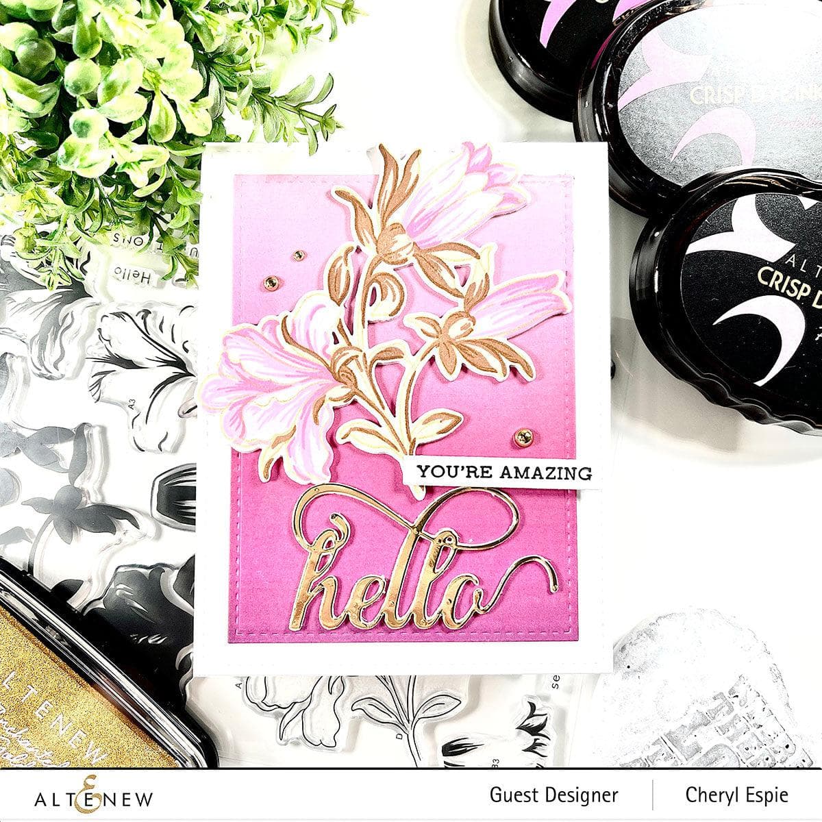 Build A Flower: Giant Bellflower Layering Stamp & Die Set for Card Making, Scrapbooking & DIY Paper Crafts - Perfect for Handmade Greeting Cards, Wedding Invitations & Home Decor Projects