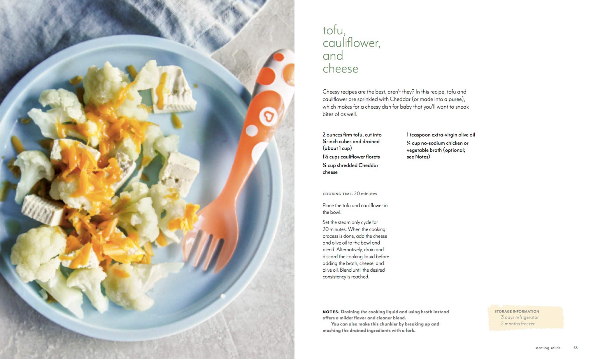 Organic Baby Food Cookbook - Easy Puree & Whole Food Recipes for Babies & Toddlers | Homemade Meals