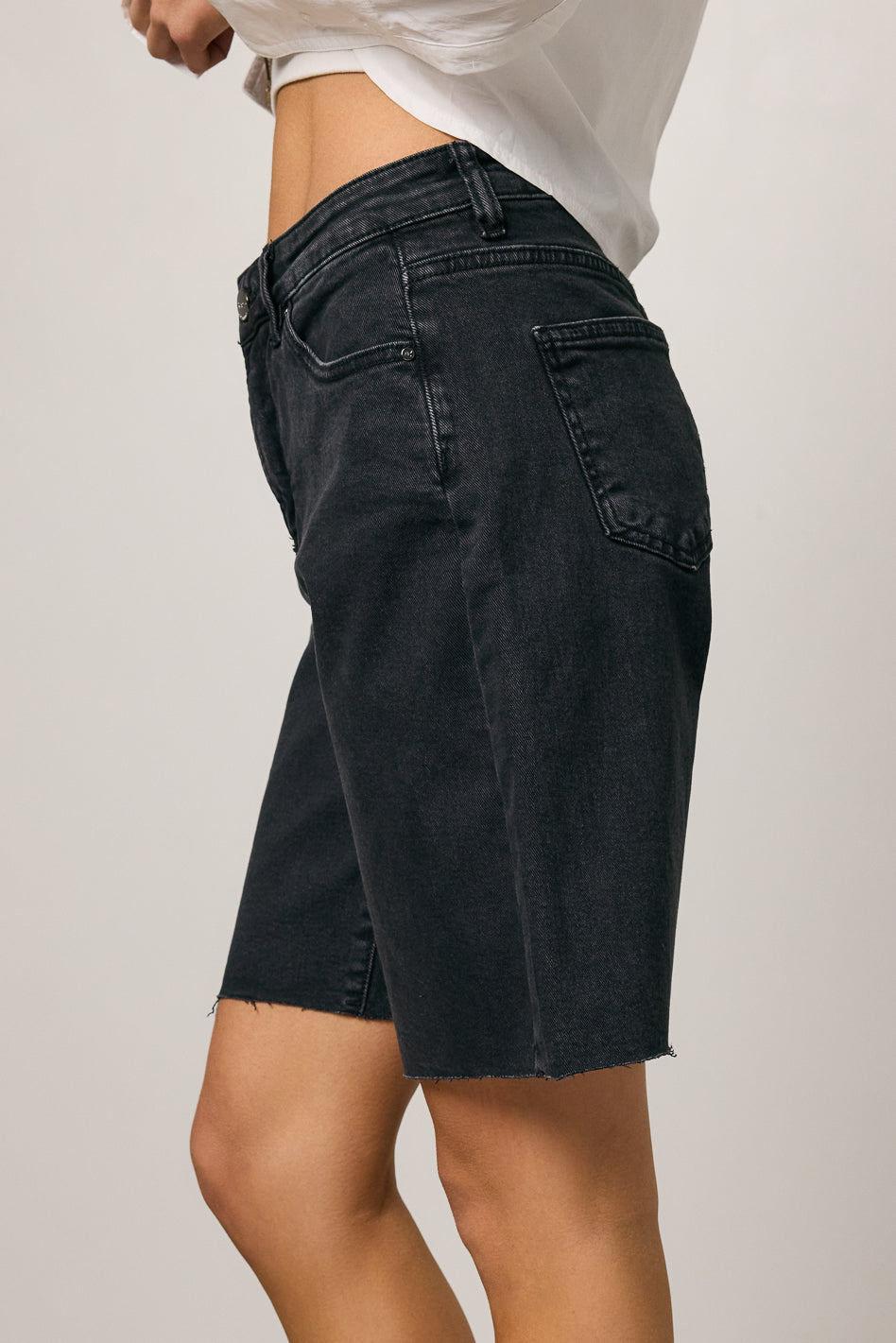 Lydia Bermuda Shorts for Women - Classic Black Casual Shorts | Perfect for Summer, Travel & Everyday Wear