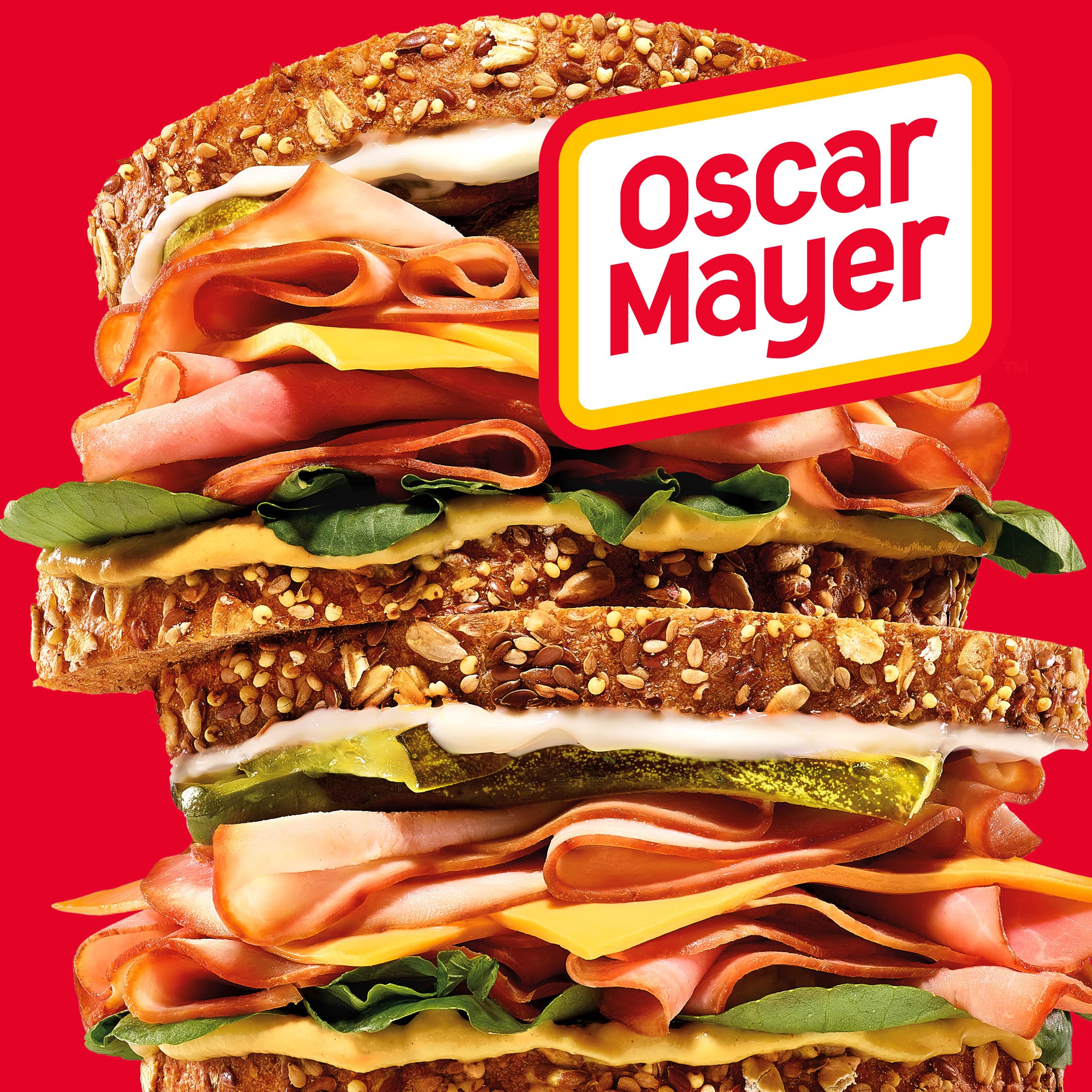 Oscar Mayer Deli Fresh Oven Roasted Turkey Breast & Smoked Uncured Ham Sliced Sandwich Meat Variety Pack - 9 oz Tray - Perfect for Lunch Boxes, Sandwiches, and Charcuterie Boards