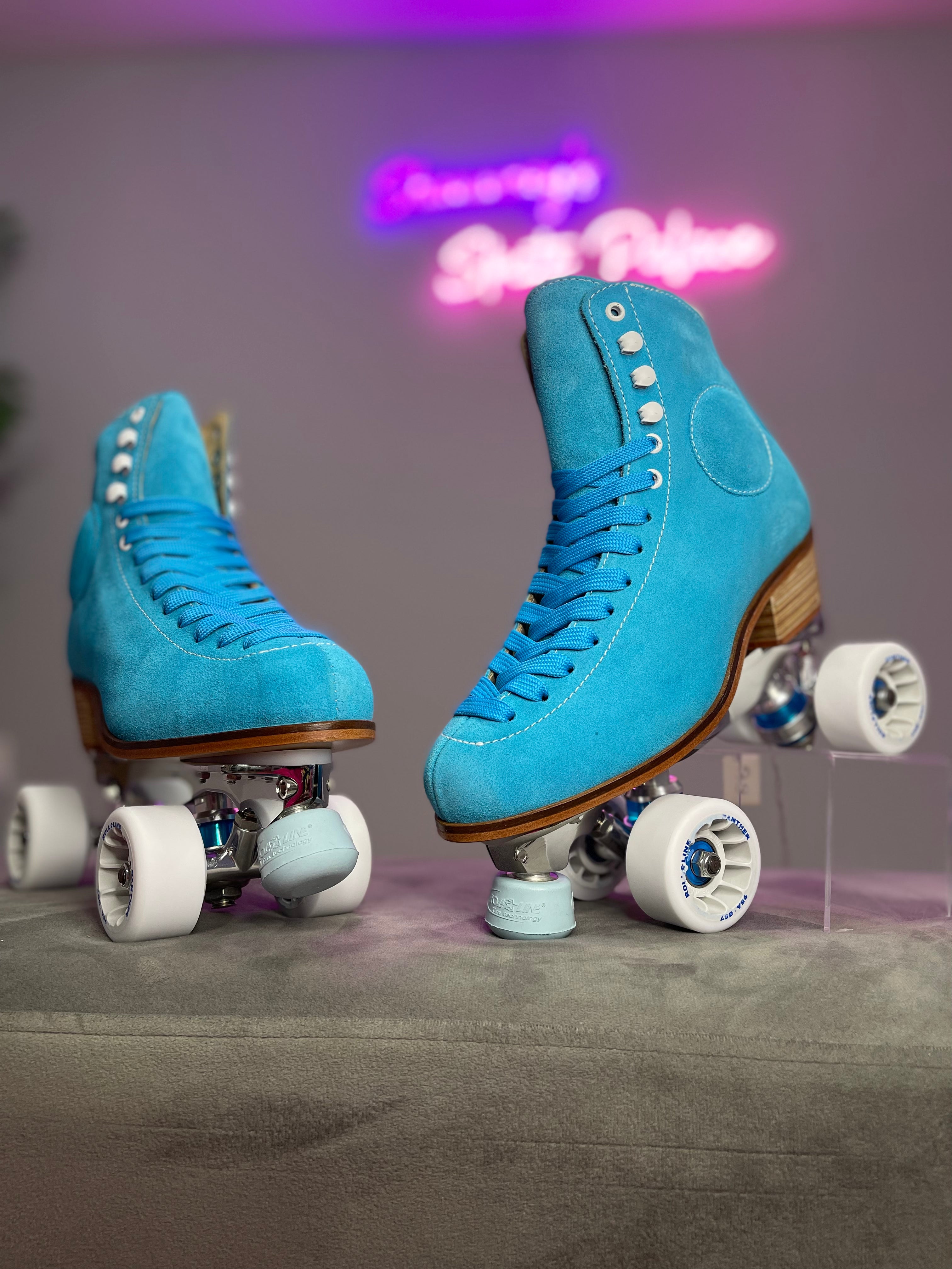 Unique Blue'd Up WIFA Street Suede Turquoise Sneakers - Stylish & Comfortable for Urban Fashion & Casual Wear
