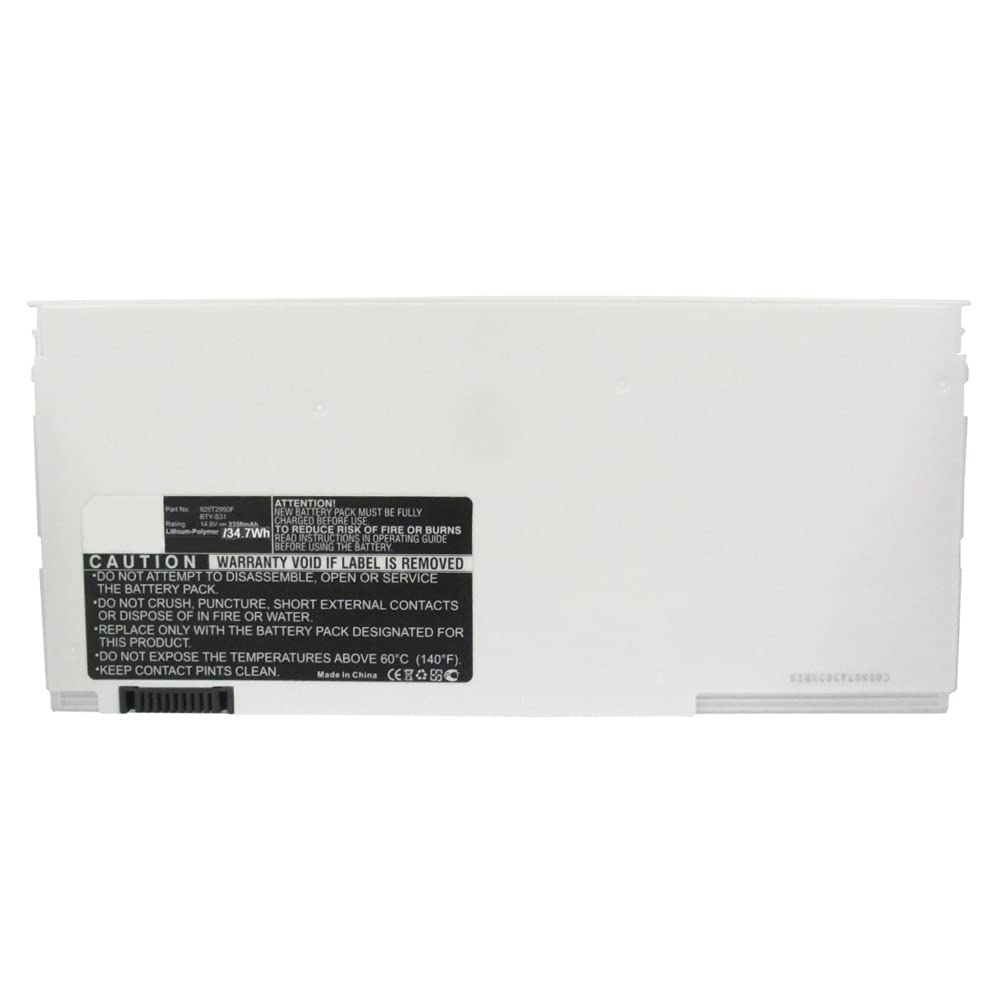 Synergy Digital Notebook Laptop Battery - Compatible with Medion Akoya MD97199, MD97201, MD97247, MD98150 - 14.8V Li-Polymer 2350mAh Replacement Battery for Extended Work & Study Sessions