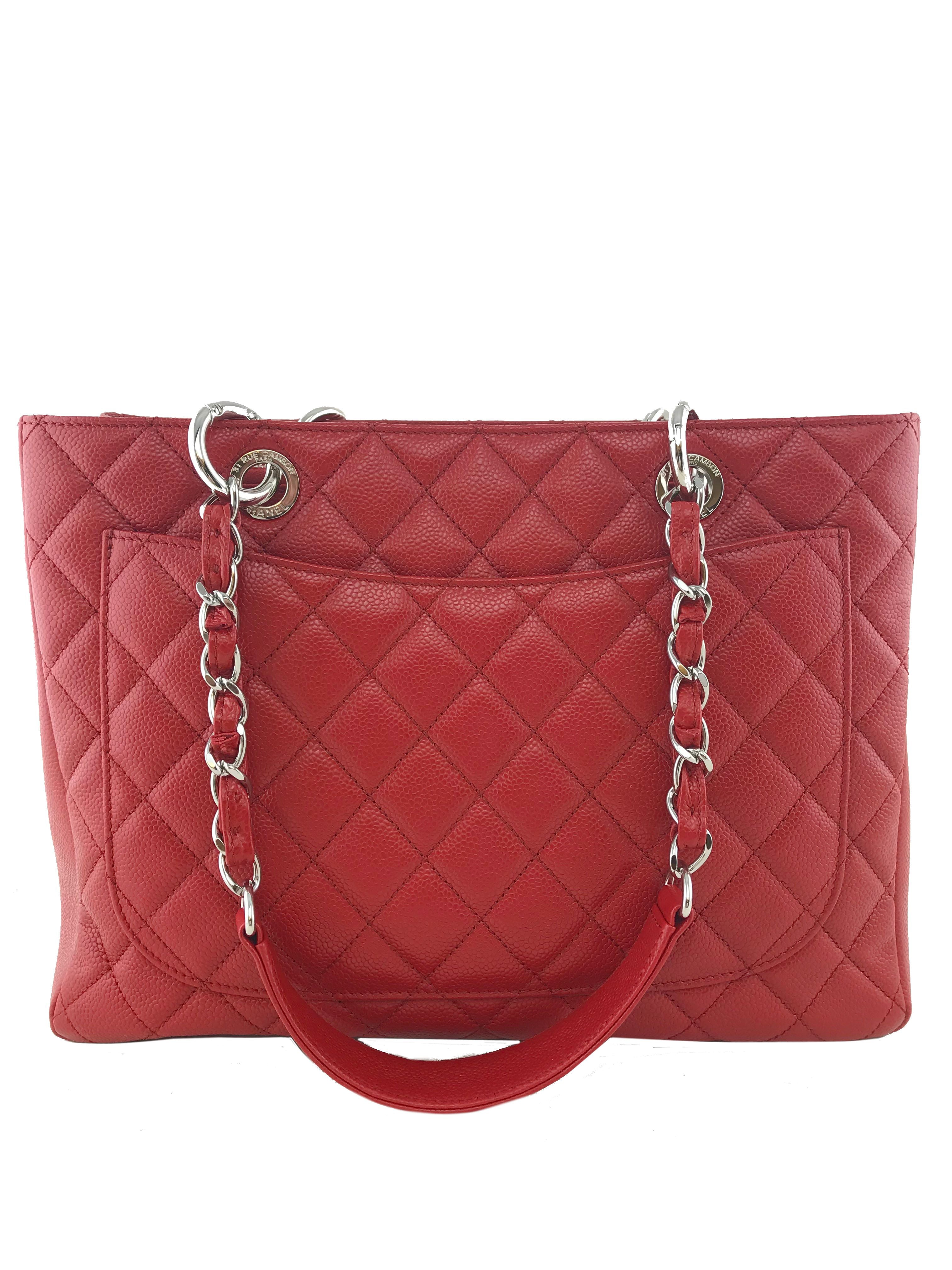 Chanel GST Grand Shopping Tote Bag - Luxury Leather Handbag for Women | Perfect for Work, Travel & Everyday Use