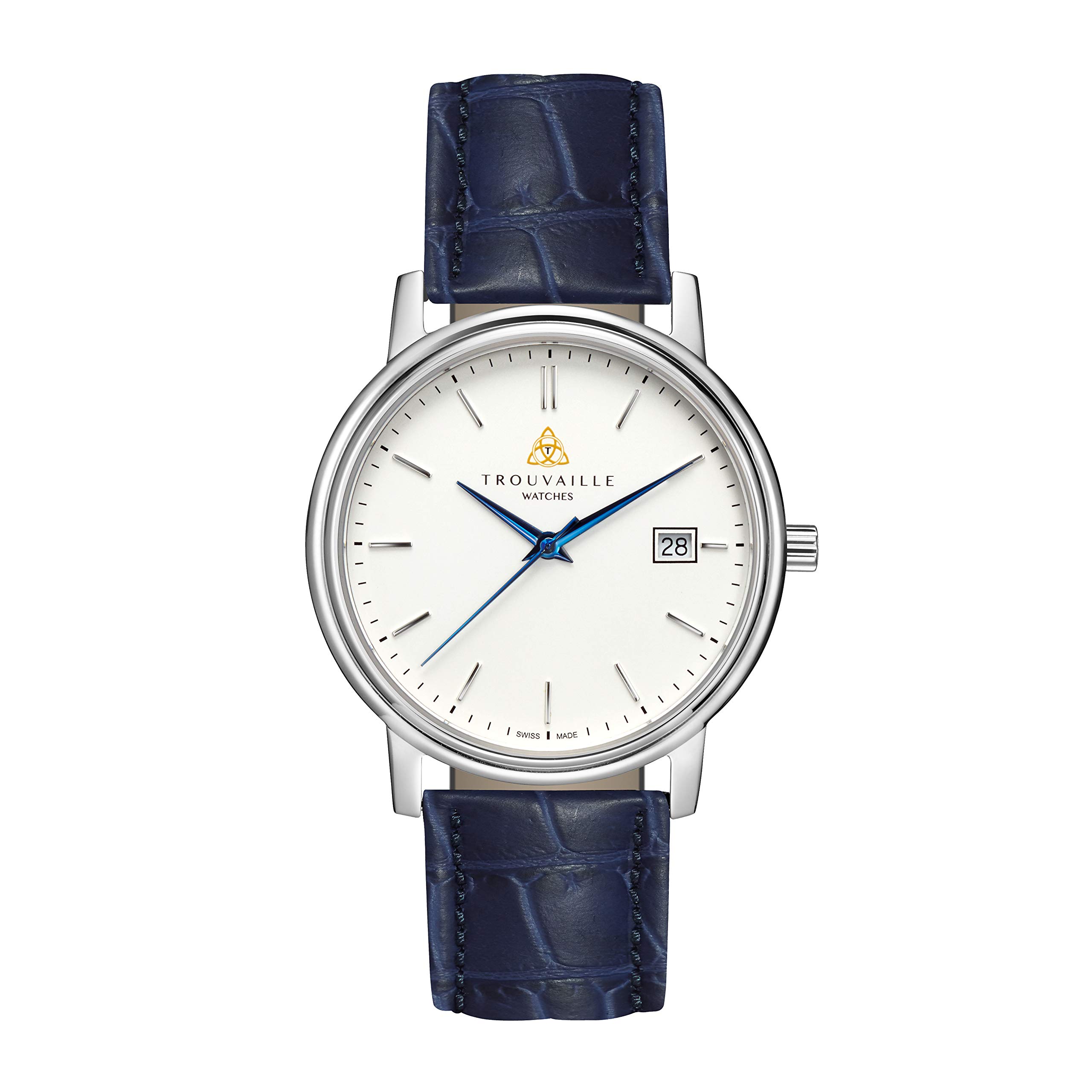 Trouvaille Classic Index Watches - Elegant Minimalist Design for Men & Women - Perfect for Business, Casual & Formal Occasions