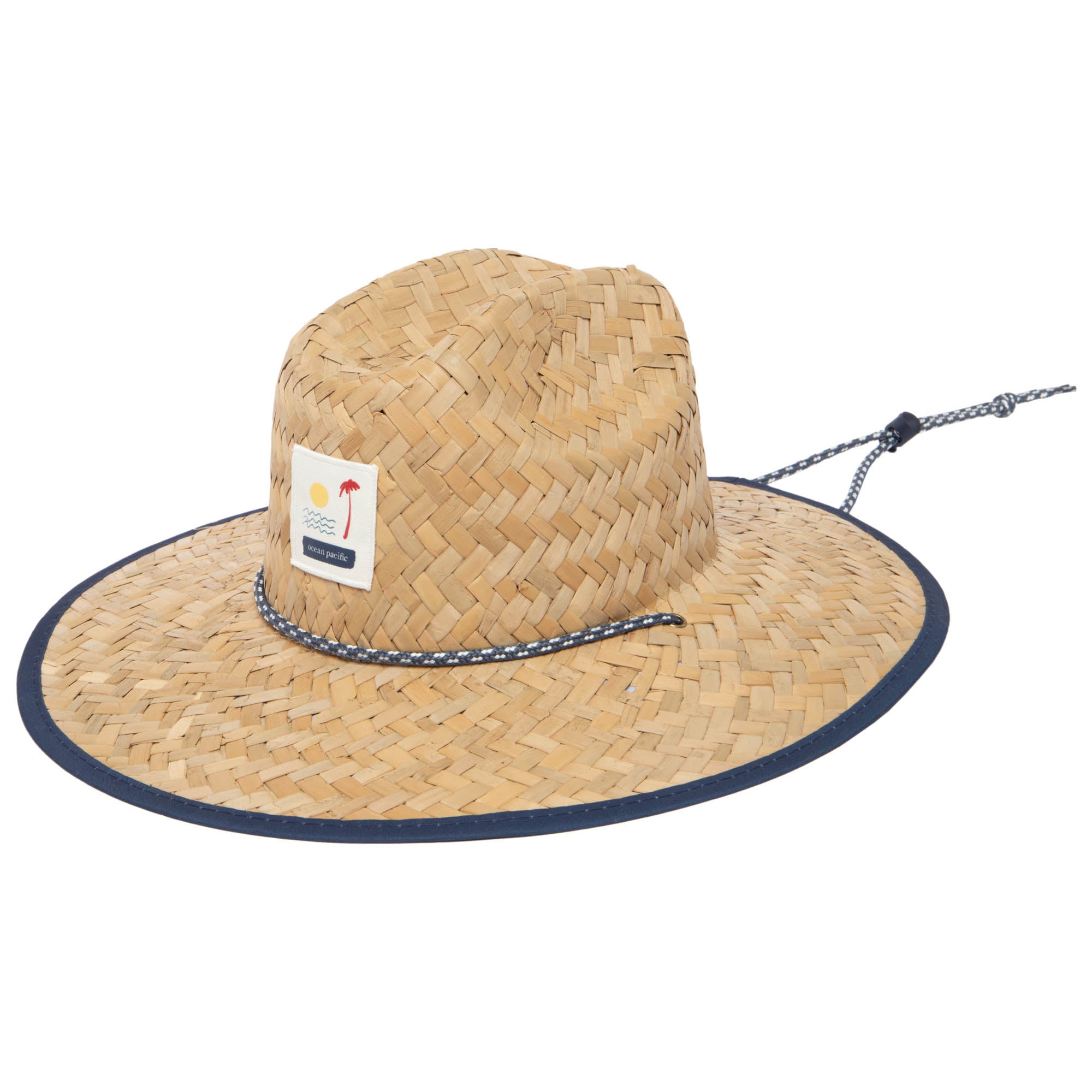 Ocean Pacific Lifeguard Hat with Palm Tree Print - Stylish Sun Protection for Beach, Pool & Summer Outdoor Activities
