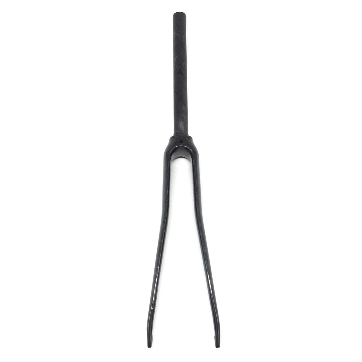 TYXTYX 700c Carbon Fiber Bike Fork - 12K Suspension Forks, 345g Ultra Lightweight - Perfect for Road Bikes & Hybrid Bicycles
