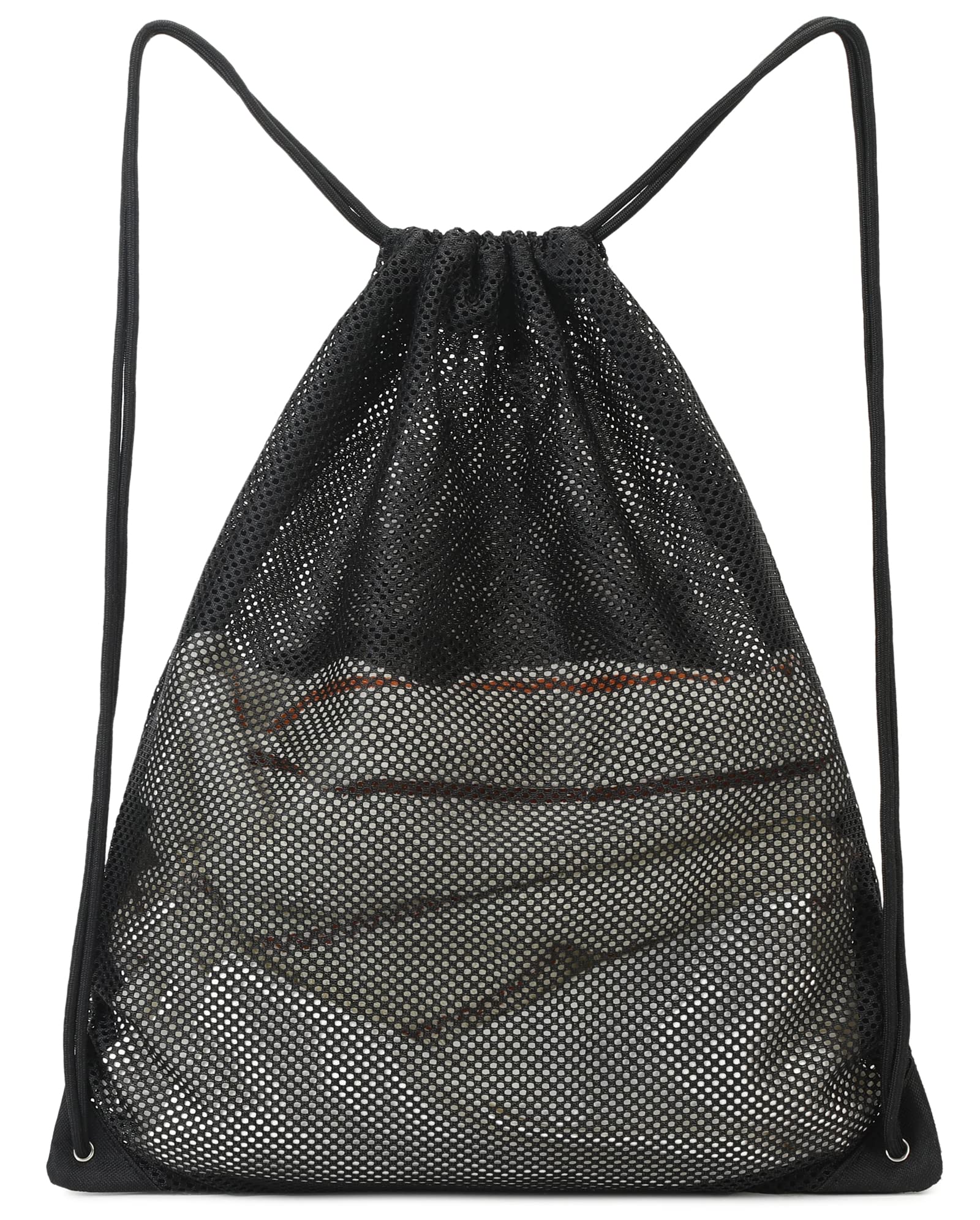 Bluboon Mesh Backpack for Girls - See-Through School & Beach Daypack for Kids