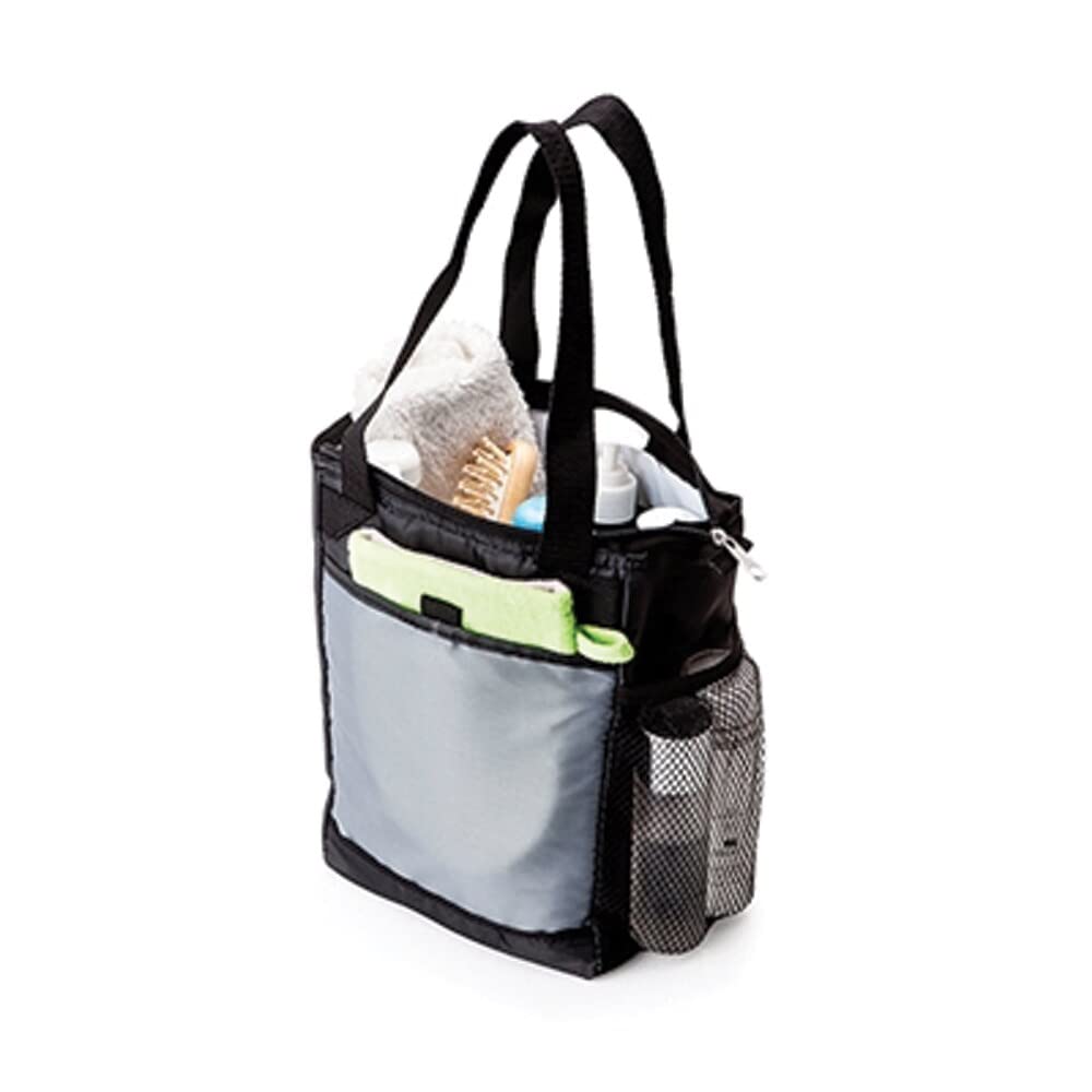 DormCo Drip Dry Shower Caddy - Waterproof Hanging Mesh Storage Bag for Bathroom, College Dorm, Camping & Travel Accessories Organization