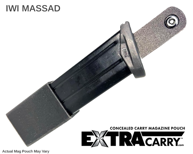 IWI Masada 17 Round Magazine Pouch - Tactical Pistol Magazine Holder for Range Training & Concealed Carry | Fits Glock, Sig Sauer & More