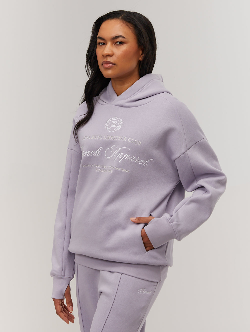 Contessa Script Graphic Oversize Hoodie - Women's Fashion Pullover Sweatshirt for Casual Wear, Street Style & Loungewear