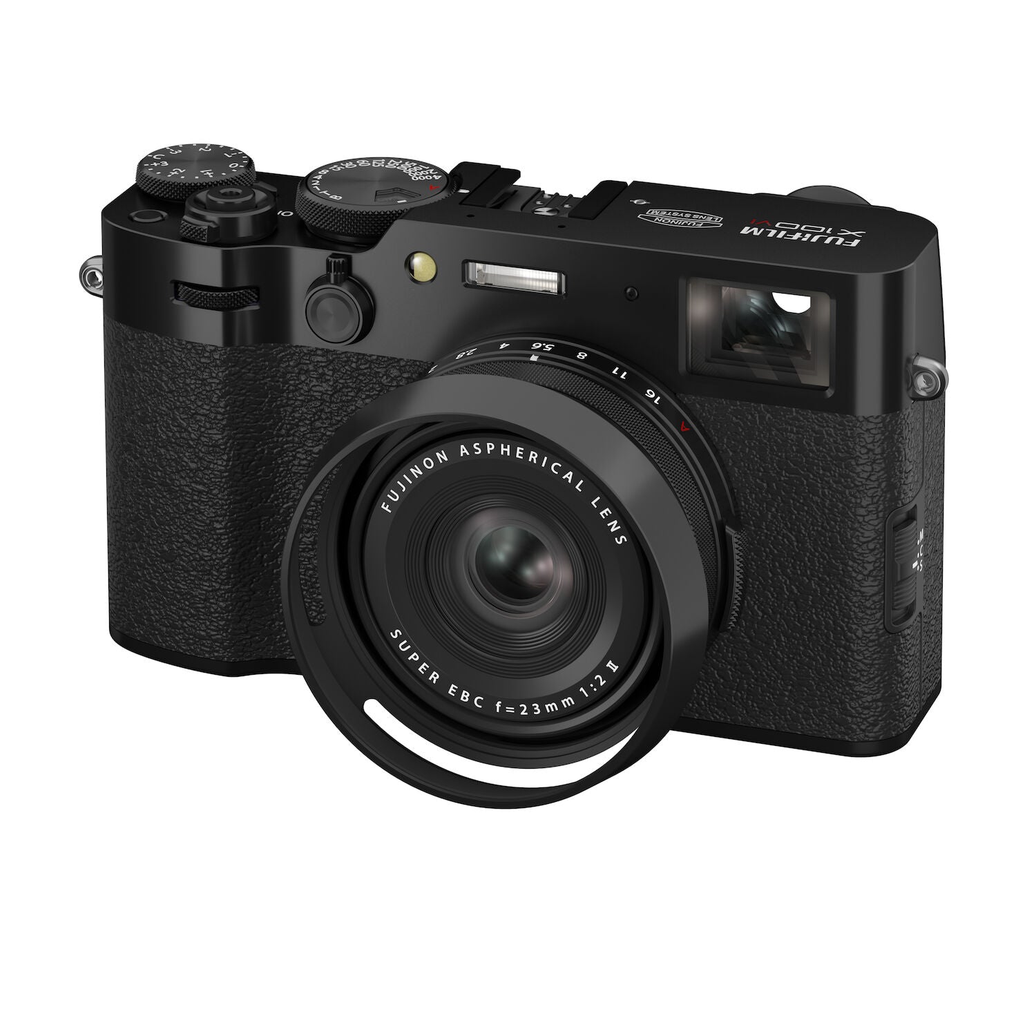 FUJIFILM X100VI Digital Camera 40.2MP APS-C Sensor - Black | Compact Mirrorless Camera for Street Photography & Travel Vlogging