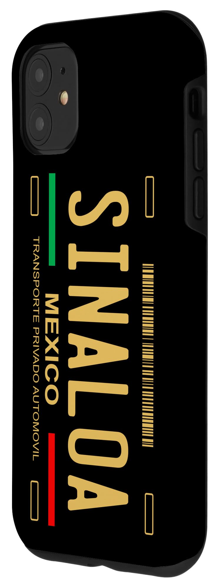 iPhone 11 Case with Sinaloa License Plate Design - Durable Protective Cover for iPhone 11 - Perfect for Travel, Gifts, and Showcasing Your Style