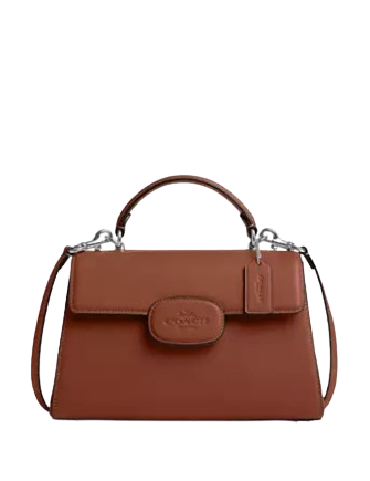 Coach Eliza Leather Top Handle Crossbody Bag for Women - Stylish & Functional Purse for Work, Travel & Everyday Use
