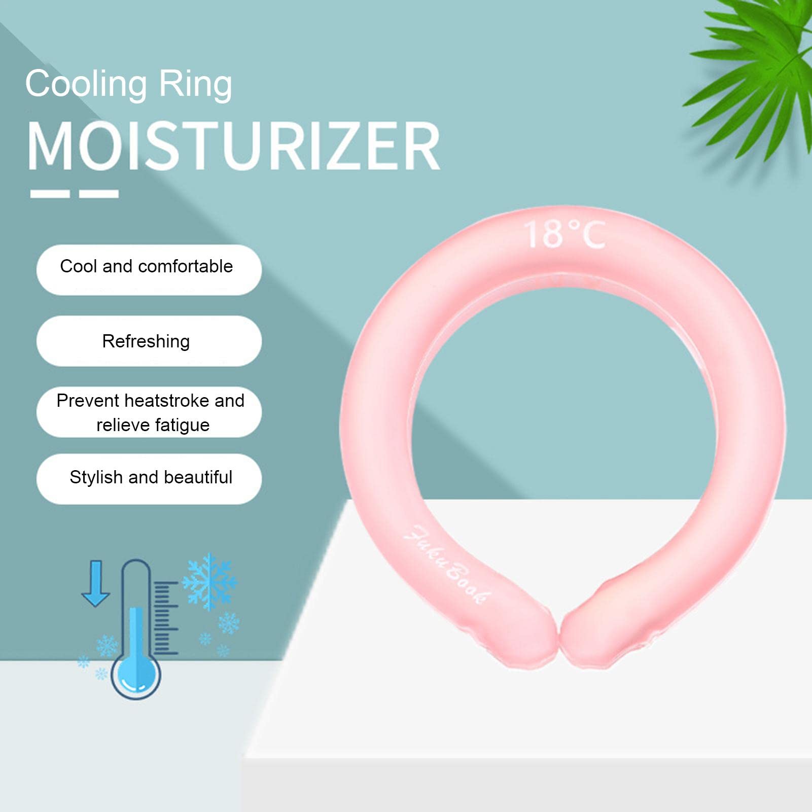 Reusable Cooling Neck Wraps with Ice Pack Tubes - Soothing Relief for Heat & Neck Pain | Perfect for Outdoor Sports, Hot Weather & Migraine Relief