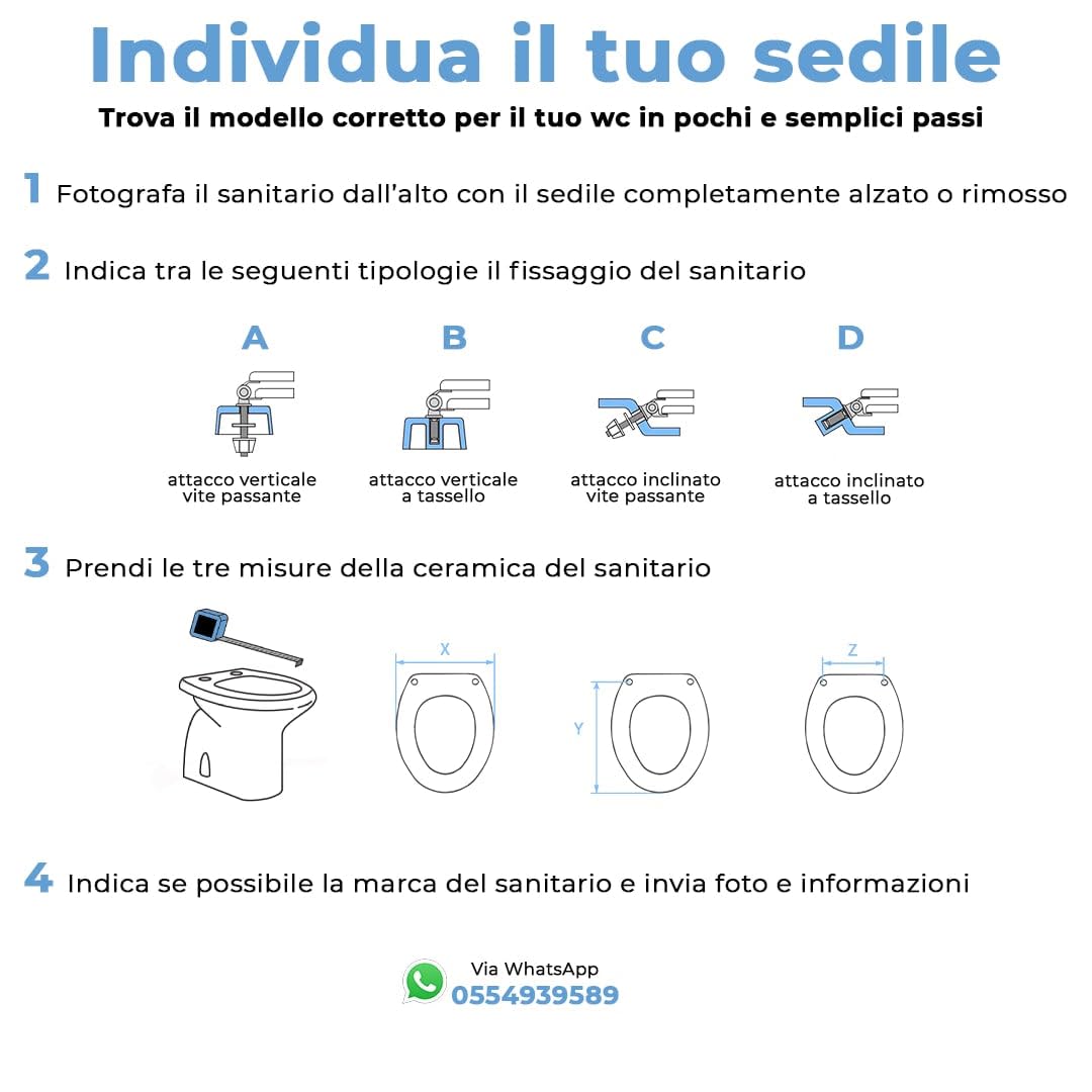 XES Galassia Thermoset Toilet Seat - White, Durable & Easy to Clean Bathroom Upgrade for Home, RV & Commercial Use