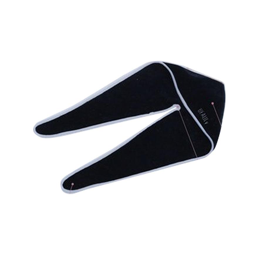 COGIT Beauly Quick Dry Hair Turban for Women - Super Absorbent Microfiber Hair Towel Wrap for Fast Drying & Frizz Control - Black (1pc) - Perfect for Post-Shower, Salon & Travel Use