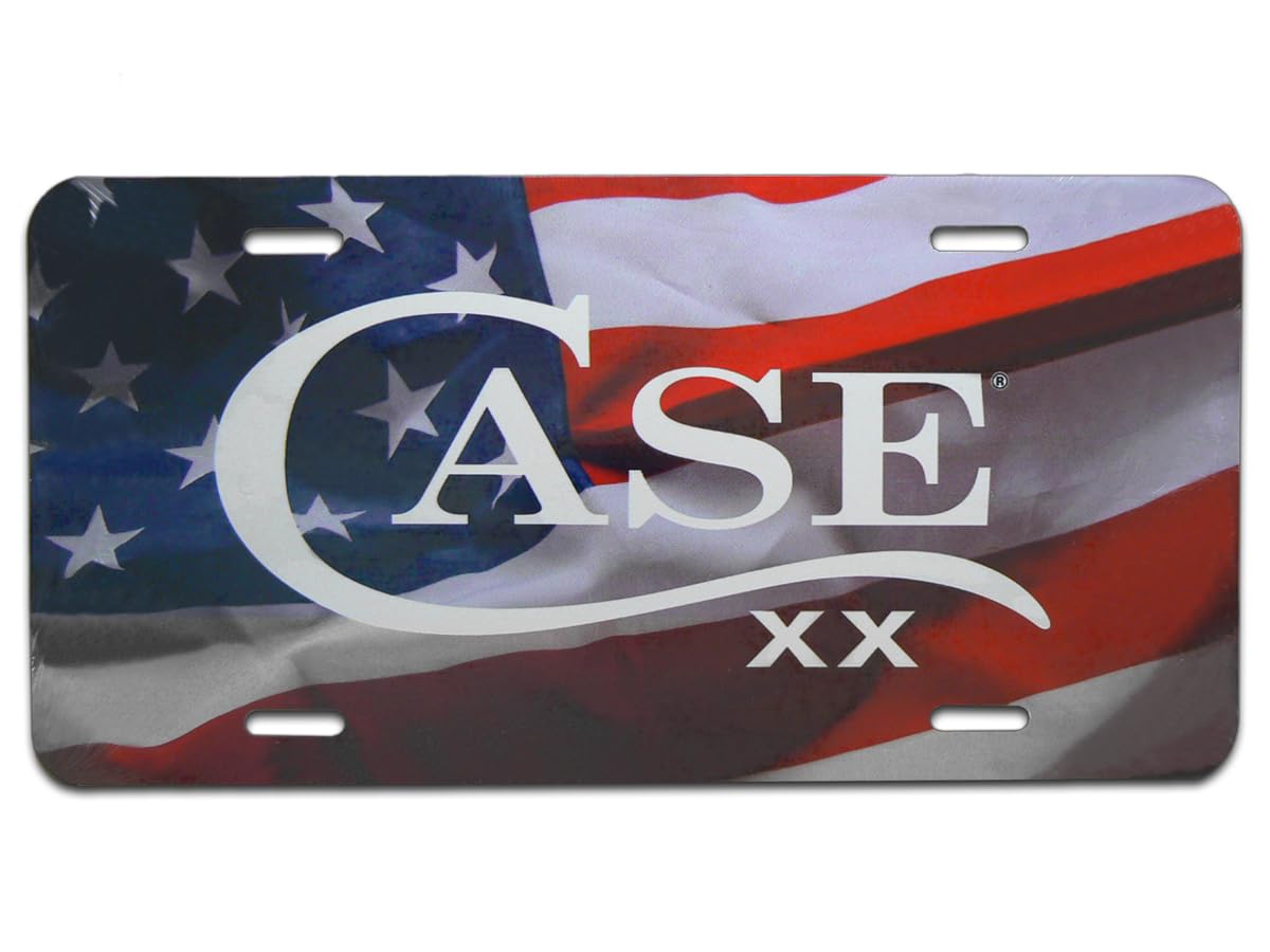 USA Flag License Plate Frame - Patriotic Car Accessory for Trucks & SUVs - Durable Metal Bumper Cover - Perfect for 4th of July & Veterans Day Decorations