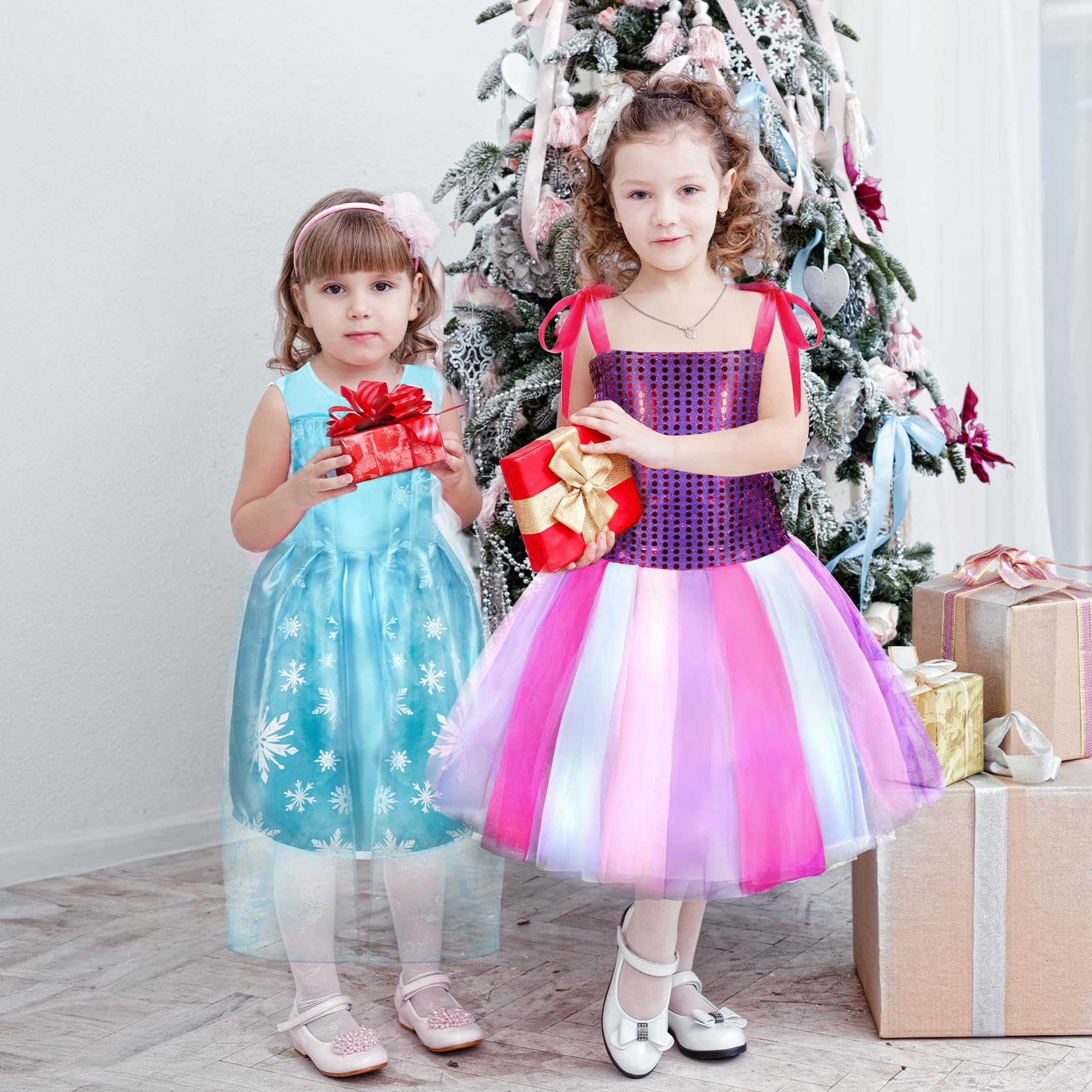 VGOFUN Princess Dress Up Costume for Girls Ages 3-6 | Pretend Play Fairy Tale Party Outfit | Perfect for Halloween, Birthday Parties & Dress-Up Play