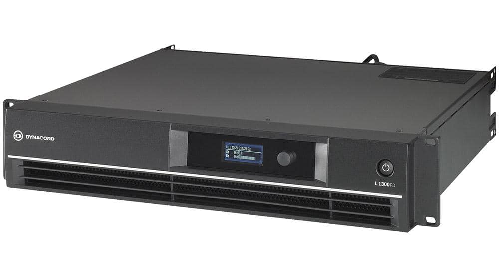 Dynacord L1300FD Professional Power Amplifier - 1300W High Performance Audio Amplifier for Live Sound, DJ, and Studio Use