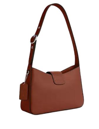 Coach Eliza Leather Shoulder Bag with Adjustable Strap - Stylish Crossbody Purse for Women, Perfect for Work, Travel & Everyday Use