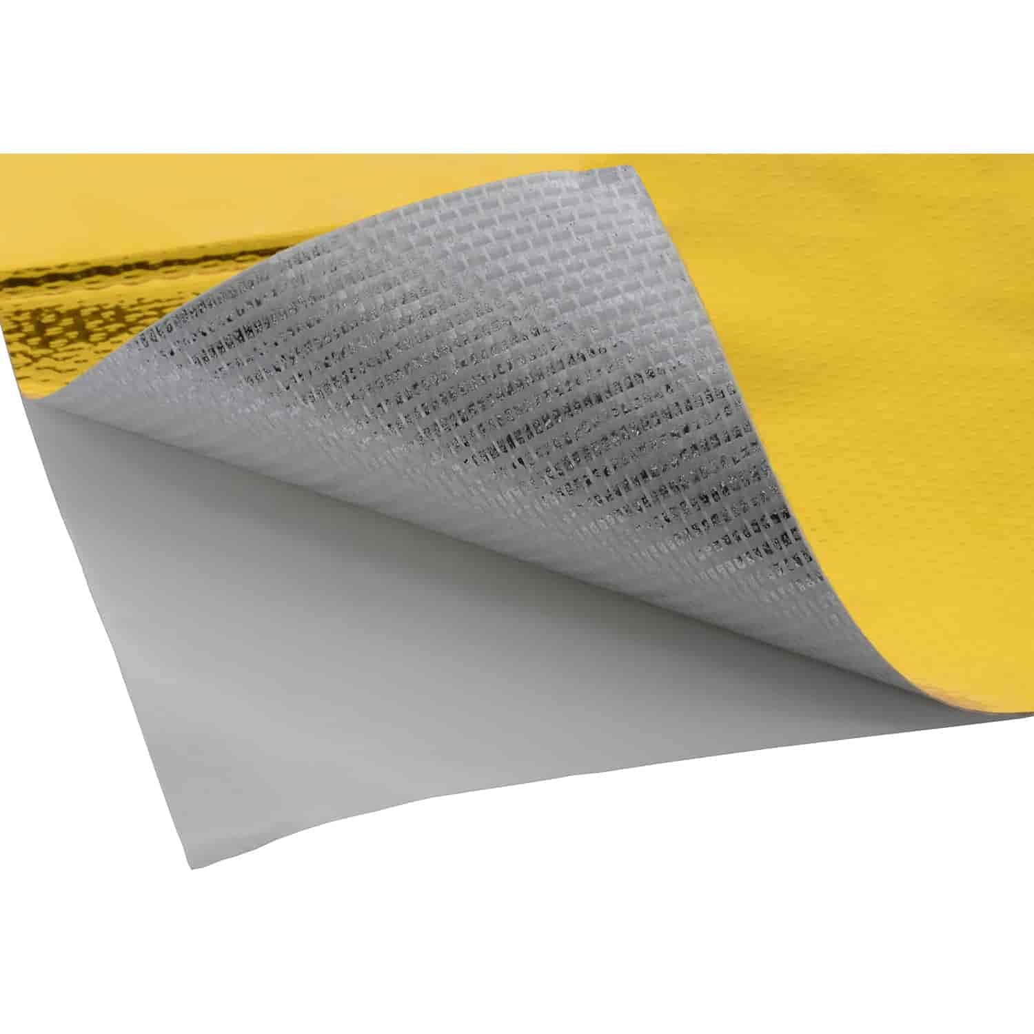 JEGS 70530 Gold Reflective Heat Shield - High Temperature Protection for Automotive Exhaust, Engine Bays & Performance Vehicles