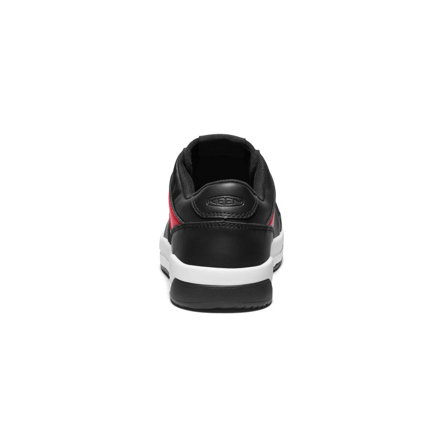 Men's Overton Carbon Toe Work Shoes - Non-Slip Safety Boots for Construction & Industrial Work (Salsa/Black) | Durable Workwear for Electricians, Mechanics & Warehouse Workers