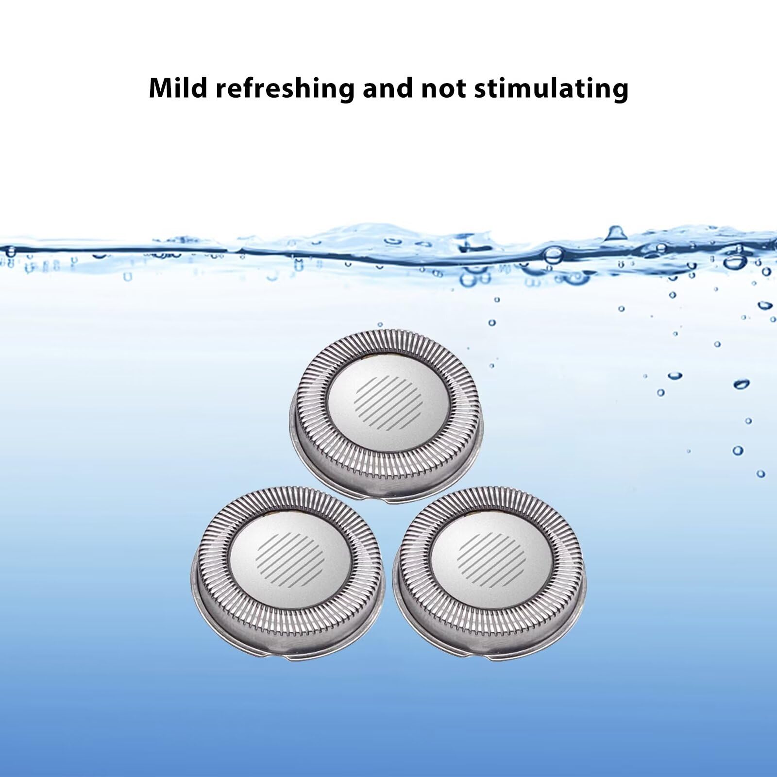 3 Pack Replacement Shaver Heads for Philips Norelco HQ56 HQ55 HQ4+ HQ3 - Compatible with Electric Razors - Perfect for Travel & Daily Shaving