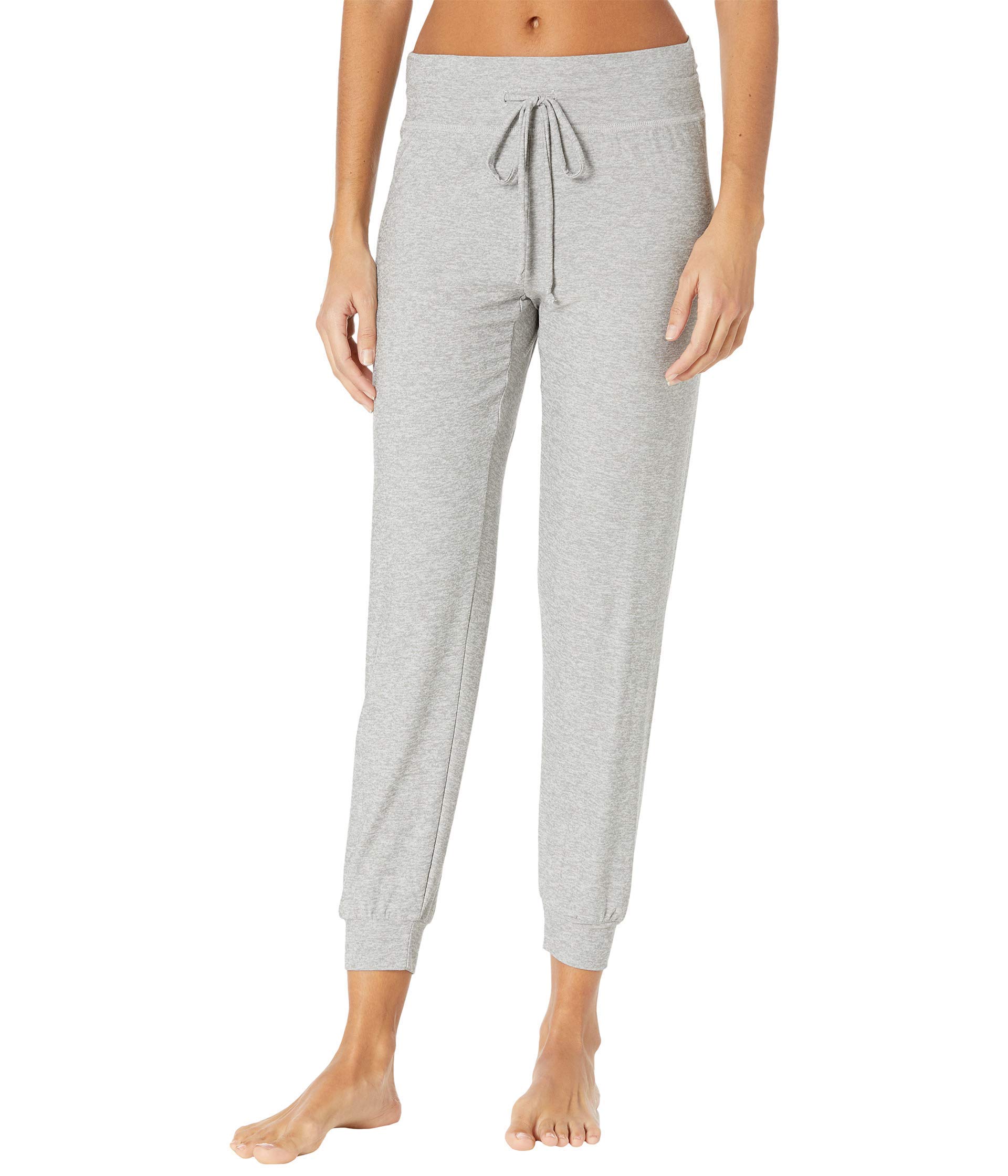 Beyond Yoga Women's Lounge Around Midi Joggers - Soft High Waisted Yoga Pants for Women, Comfortable Stretchy Workout Leggings - Perfect for Yoga, Lounge, Running & Everyday Wear