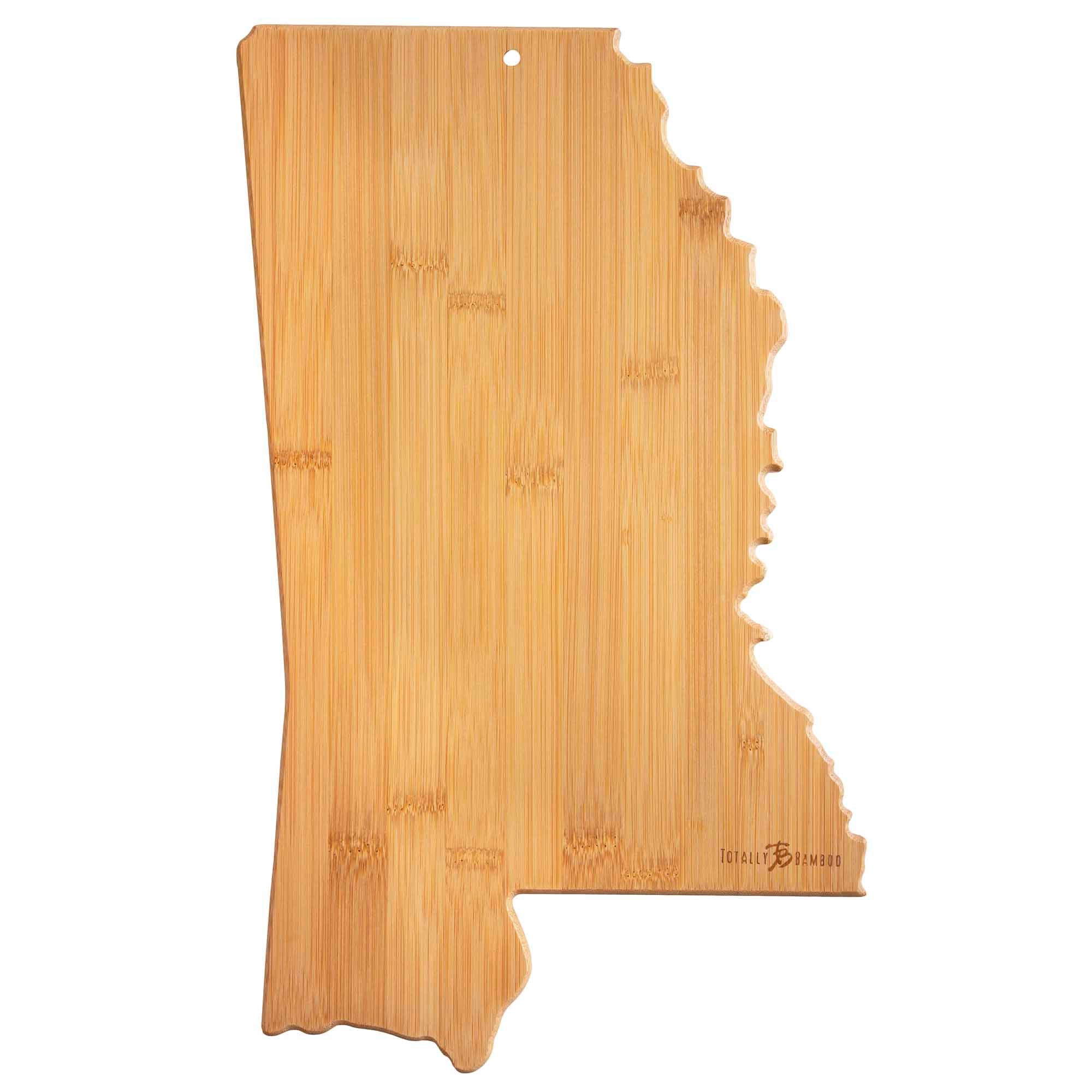 Premium Mississippi Themed Wooden Cutting Board 16.5