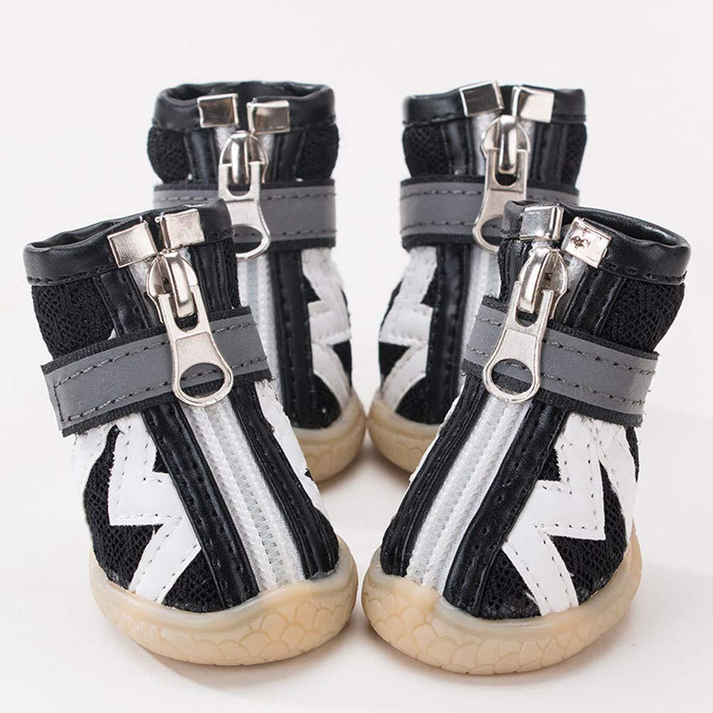 **Breathable Dog Shoes for Small Dogs & Cats - Non-Slip Pet Boots (Size 2#, Set of 2) - Perfect for Walking, Hiking & Outdoor Adventures**