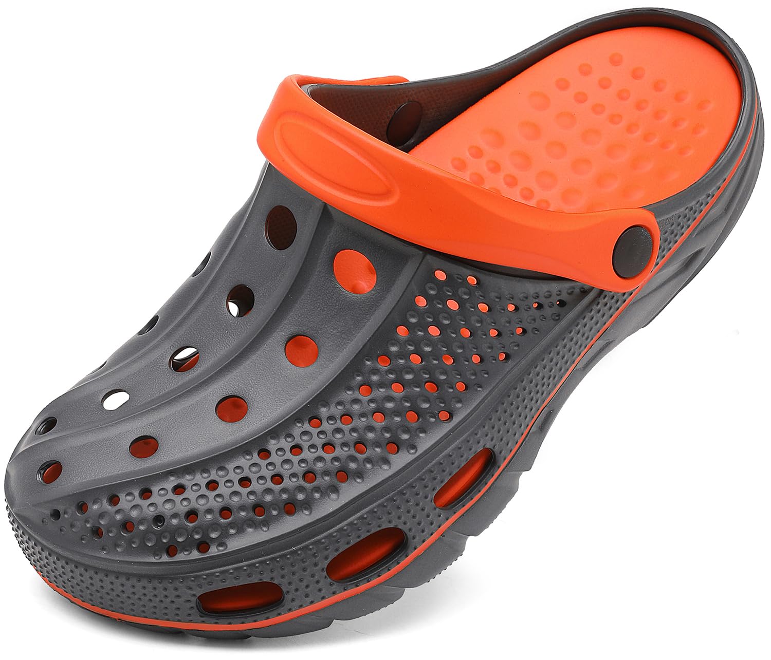 ChayChax Arch Support Clogs for Men & Women - Slip-On Garden Shoes with Removable Cushion Footbed - Comfortable Outdoor Beach Slippers for Walking, Gardening & Relaxation