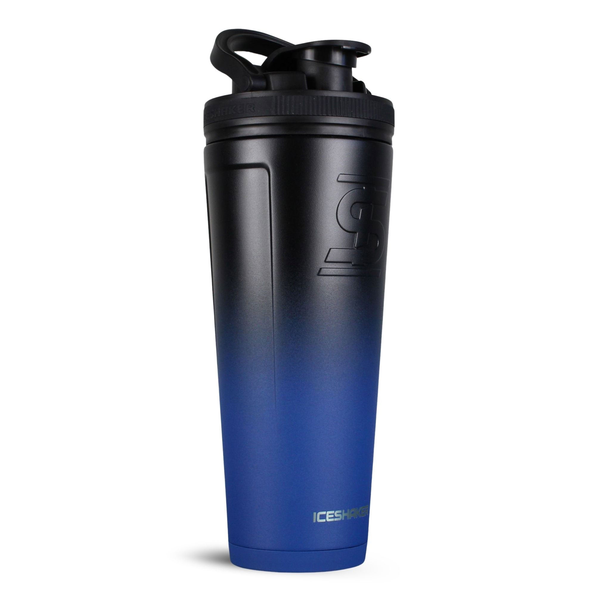 Premium Stainless Steel Ice Shaker Bottle - Leakproof Protein Shaker for Gym, Workouts & Travel - BPA-Free Fitness Water Bottle with Mixing Ball - Ideal for Protein Powder, Pre-Workout & Smoothies