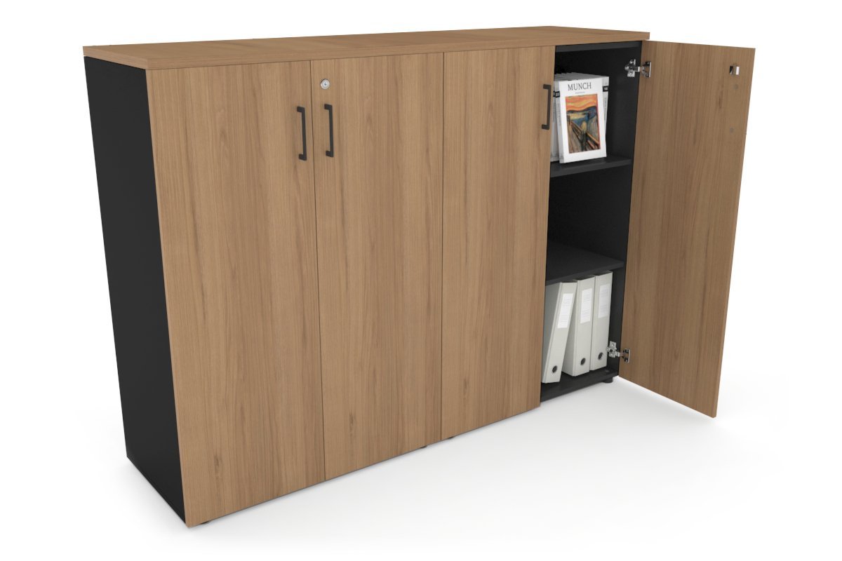 Medium Storage Cabinet with Doors - 1600W x 1170H x 450D - Perfect for Office, Classroom, or Home Organization