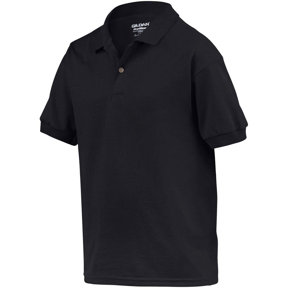 Gildan DryBlend Kids' Unisex Polo Shirt - Breathable Cotton Blend, Comfortable & Durable for School Uniforms, Sports & Casual Wear
