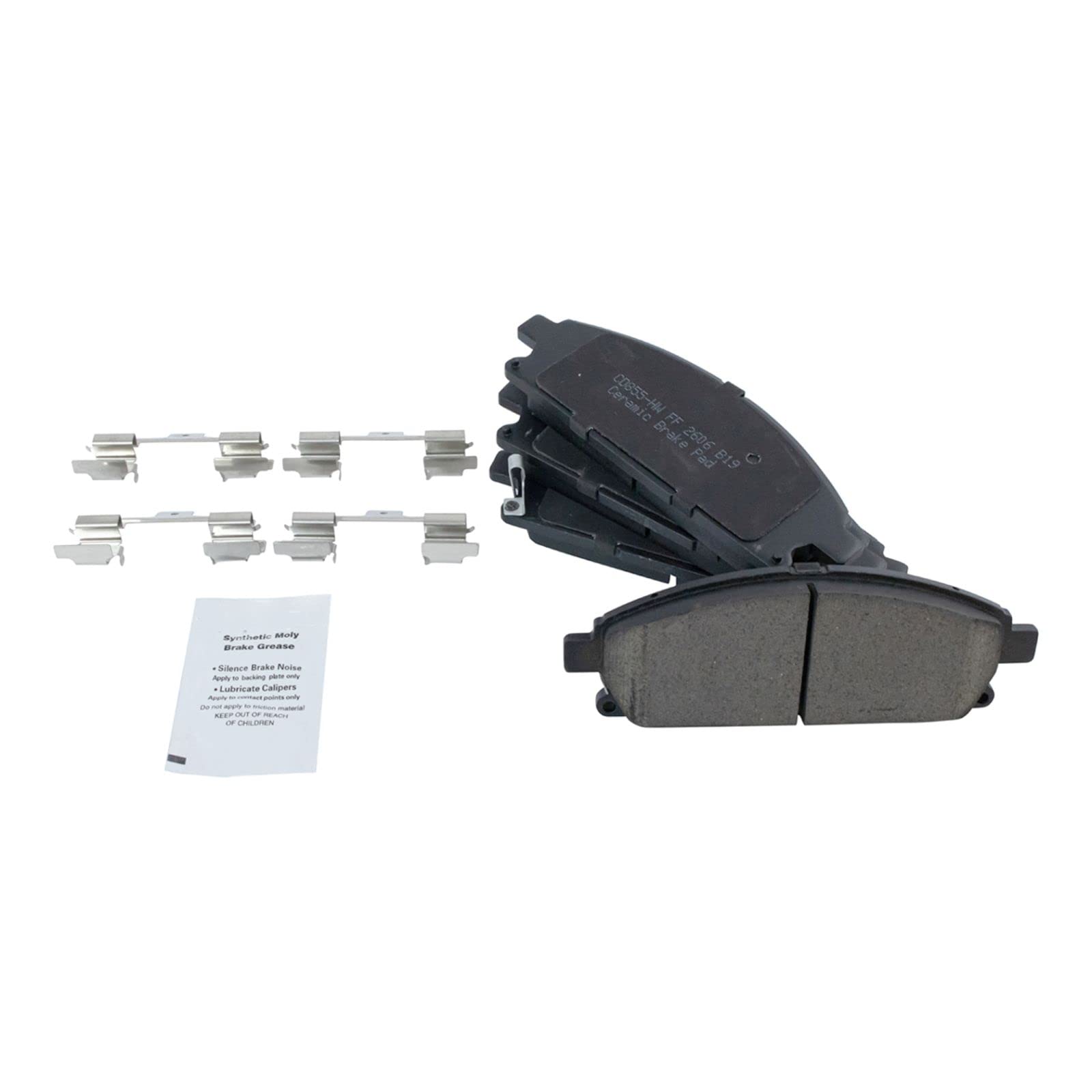 High-Performance Front & Rear Ceramic Brake Pads & Rotor Kit for 2003-2006 Acura MDX - Includes Brake Chemical Kit for Smooth, Quiet Braking - Perfect for Daily Commuting, Highway Driving & Towing