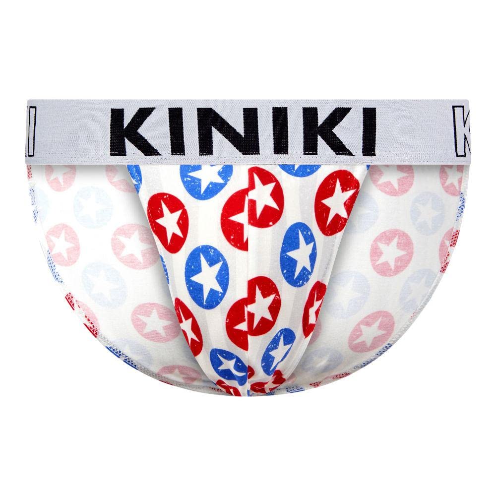 Kiniki Men's Cotton Printed Tanga Underwear - Soft & Breathable for All-Day Comfort - Perfect for Gym, Travel & Everyday Wear
